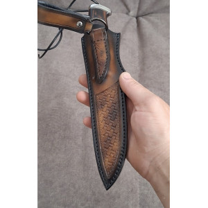 ФІН авторський ніж ручної роботи Alexknifemaker, сталь CPM S125V, 63HRC, купити замовити в Україні. Photo 3